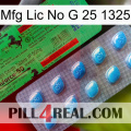 Mfg Lic No G 25 1325 new03